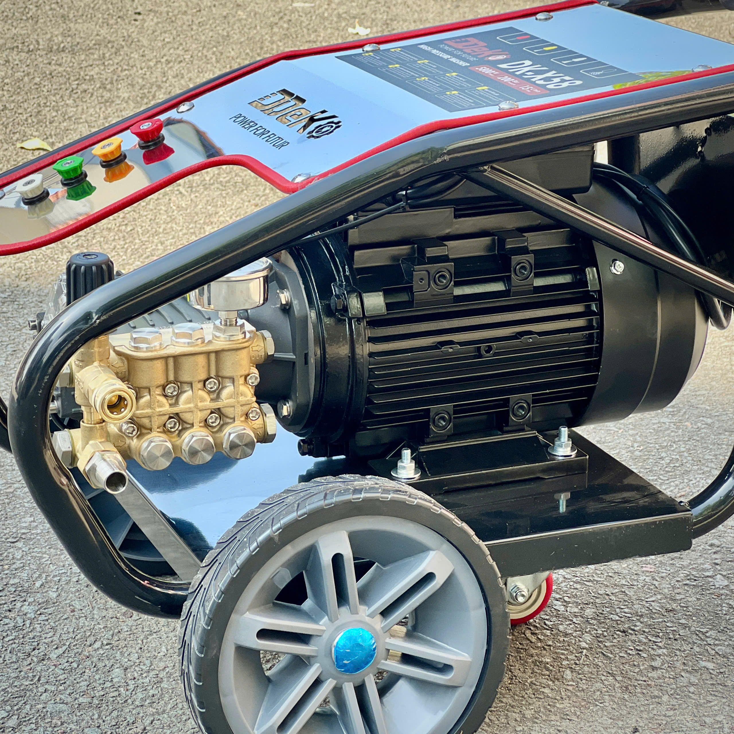 MÁY XỊT RỬA ÁP LỰC CAO CÔNG NGHIỆP 1 PHA DEKO DK-X58 5.8KW — ảnh 3